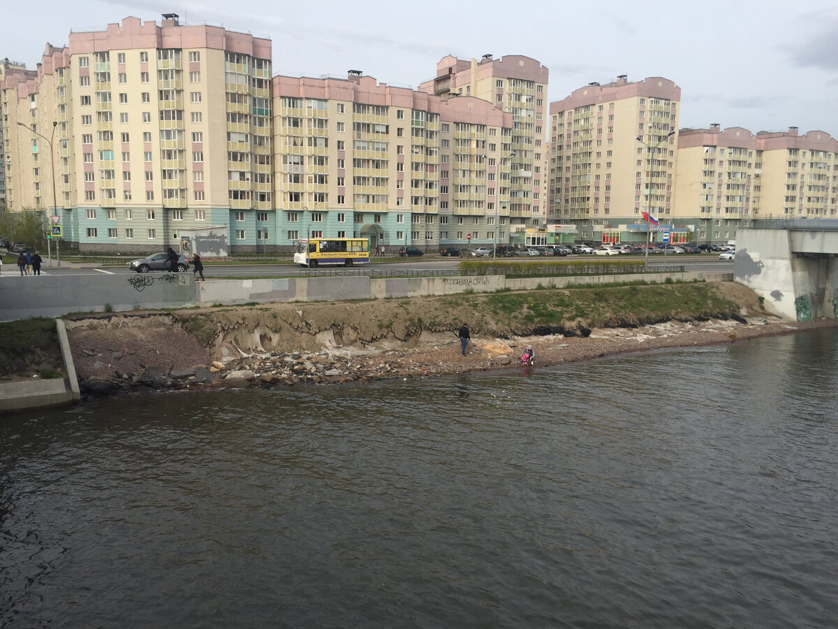 Вид на правый берег. Май 2020 года. Фото автора.