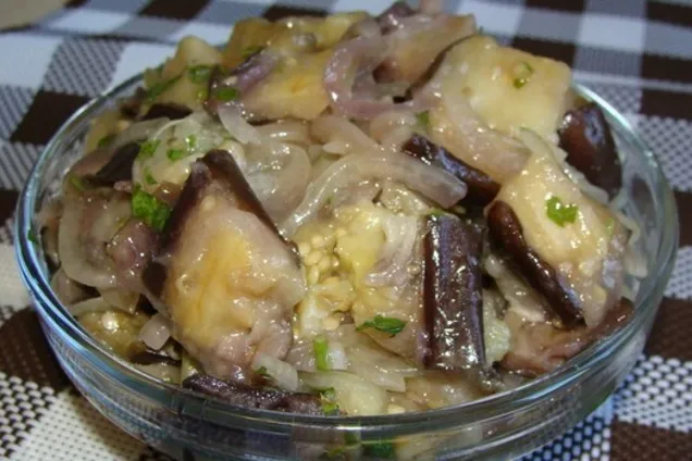 Маринованные баклажаны с уксусом 