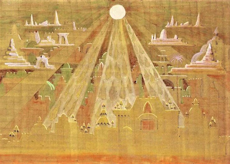 "Скерцо (Соната пирамид)" Микалоюс Чюрлёнис