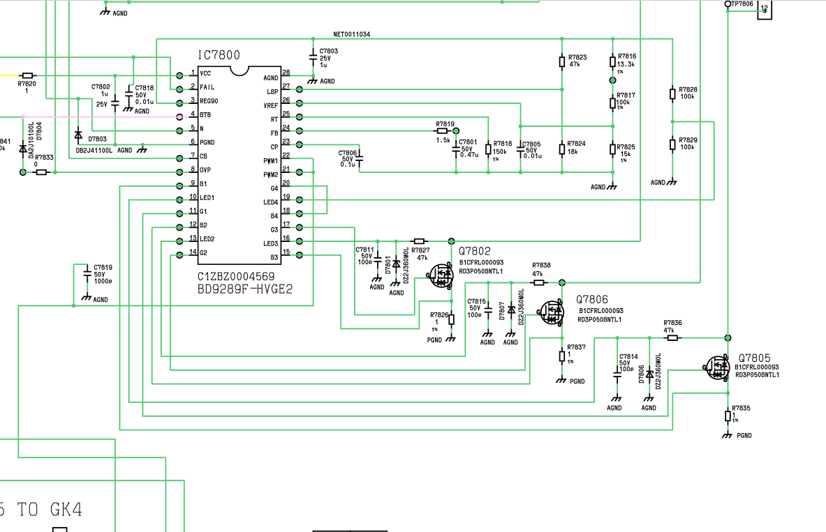 LCD Samsung LE32B450 блок питания BN44-00260С