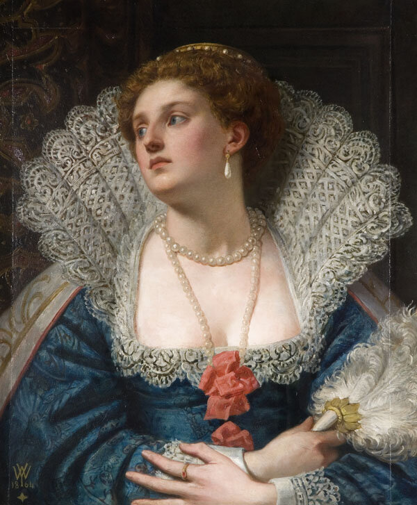 Фантастический портрет. "Эми Робсарт" (1870) Уильяма Фредерика Йимса