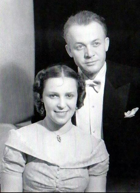 С.Я.Лемешев, И.И.Масленникова на гастролях в ГДР в марте 1947 года