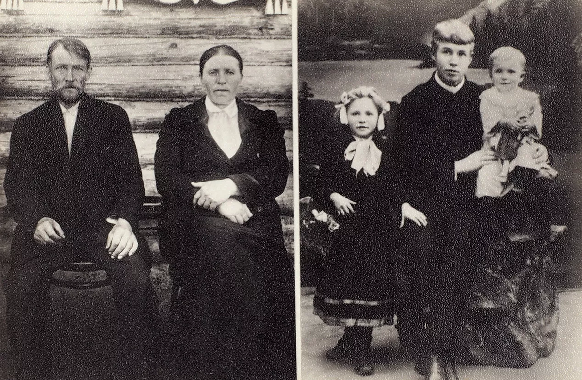 Семья Сергея Есенина.