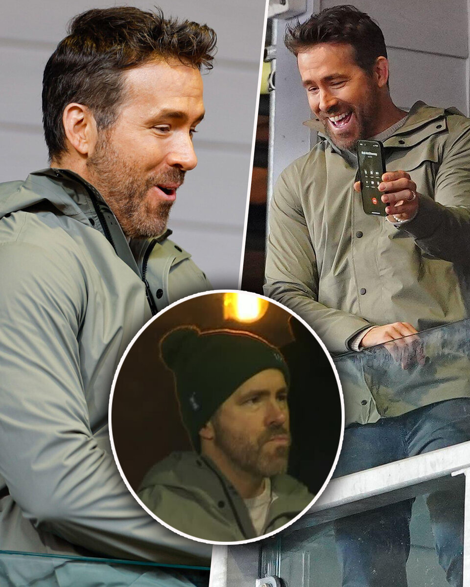 Райан Рейнольдс на матче своей команды 