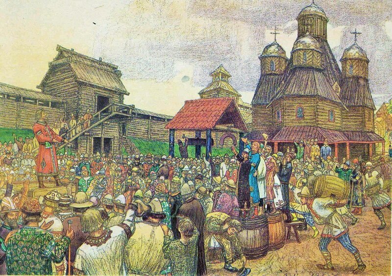 Псковское вече. Источник: Wikimedia Commons