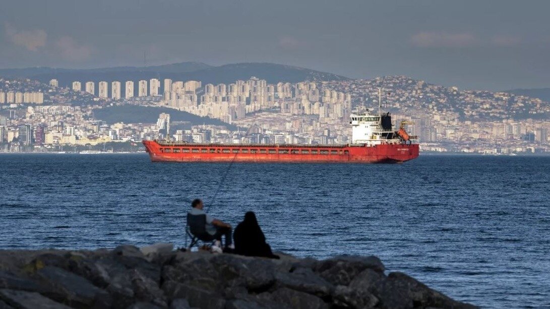     Судоходство в Босфорском проливе временно приостановлено. Корабли не ходят в обоих направлениях. Причина — поломка двигателя у 244-метрового танкера.