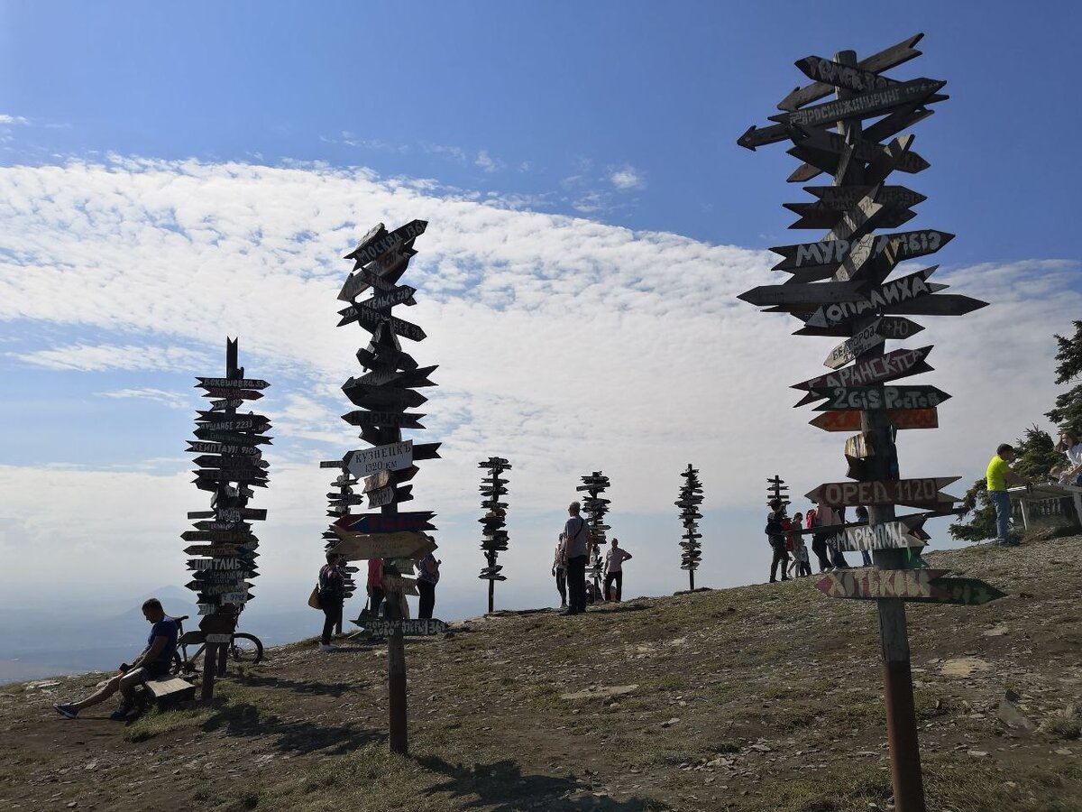 Выбираем точку - и в путь! Фото автора