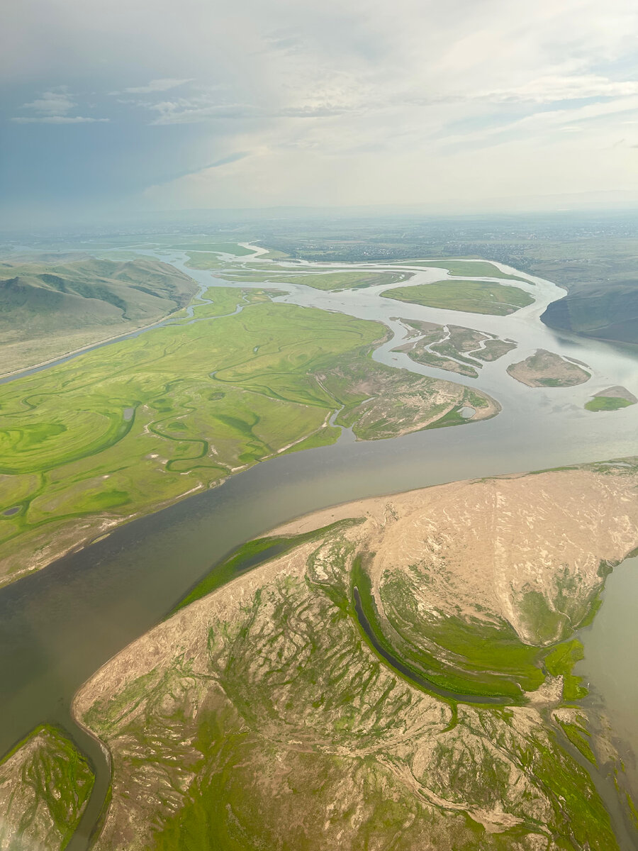 Подлетая к Абакану 