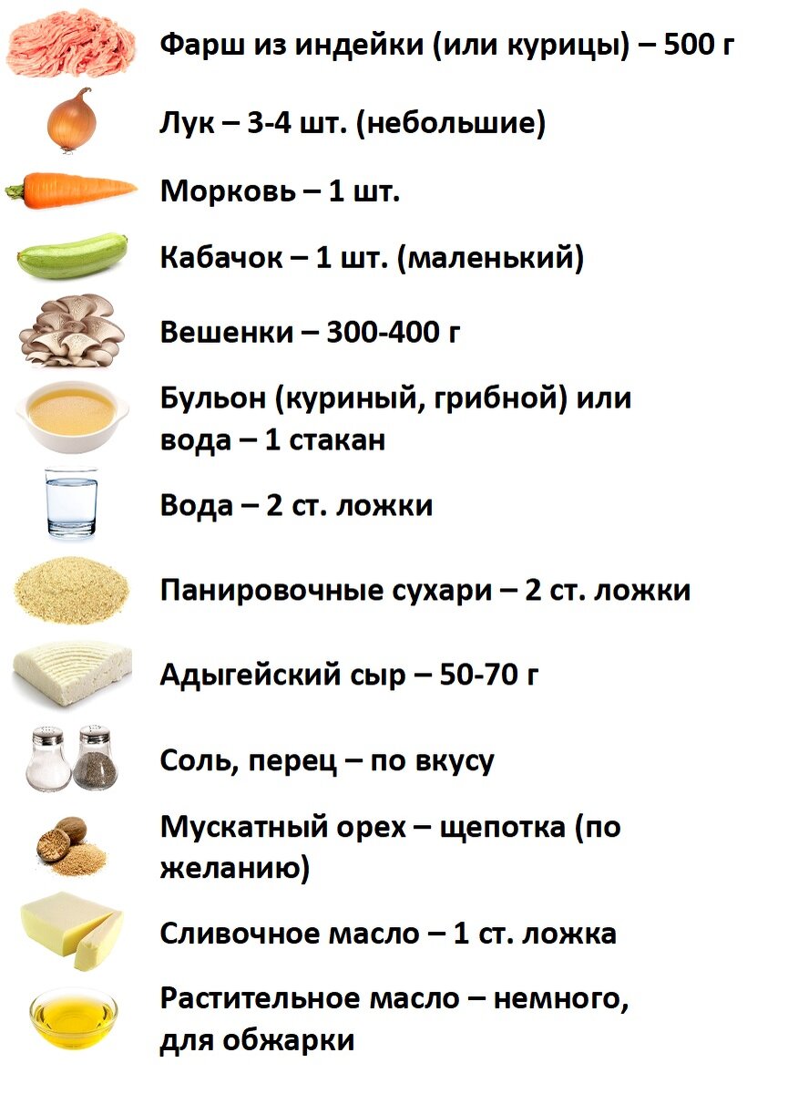 Корзиночки с грибами