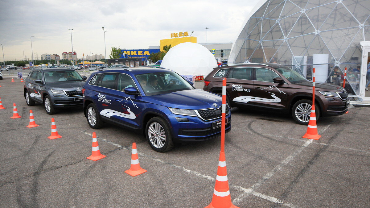 Тест Шкода Кодиак на Skoda Experience в Санкт-Петербурге