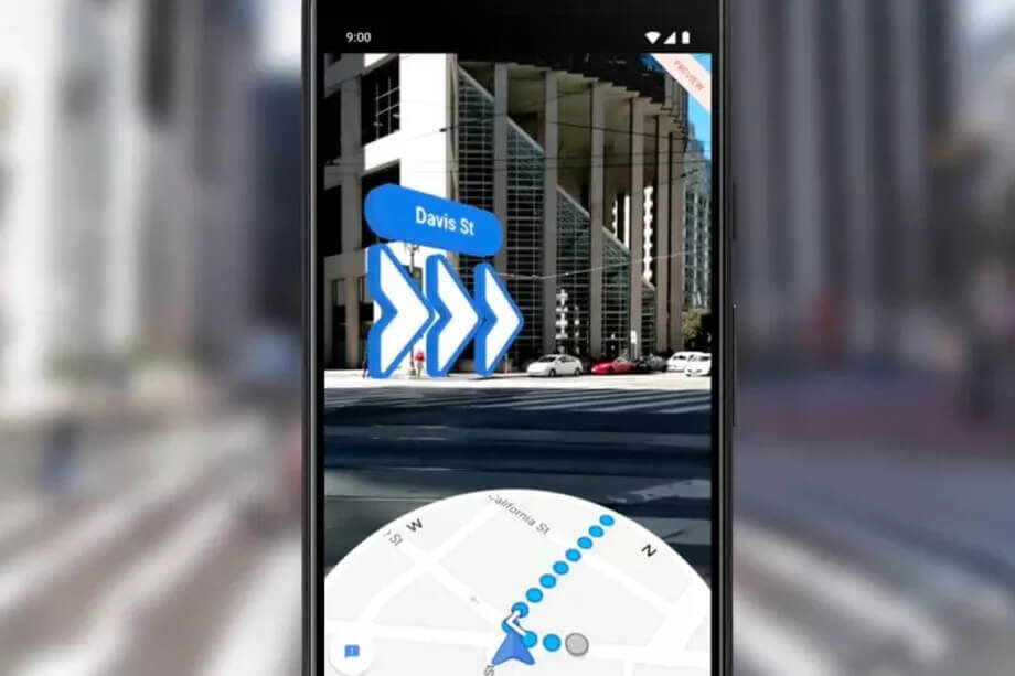 Новые функции есть. Дополненная реальность навигация. Ar навигация в Google Maps. Google Maps дополненная реальность. Дополненная реальность маршрут.