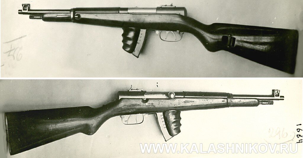 Общий вид пистолета-пулемёта Токарева. Фото из отчёта по испытаниям питолета-пулемёта 