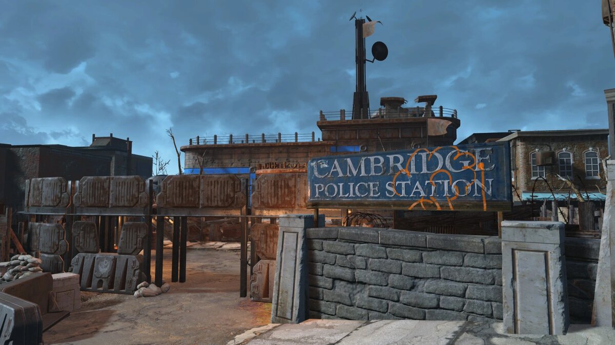 Кембриджский полицейский участок. Fallout 4