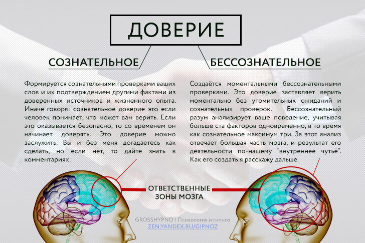 Авторское изображение: "Виды доверия".