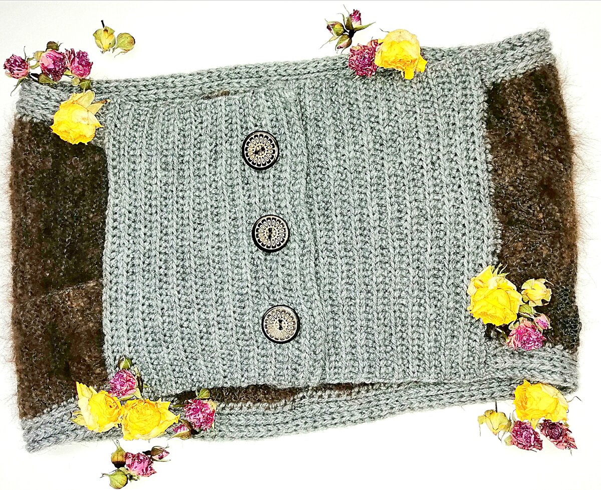 Не высокая мода, но зато спина теперь в тепле!