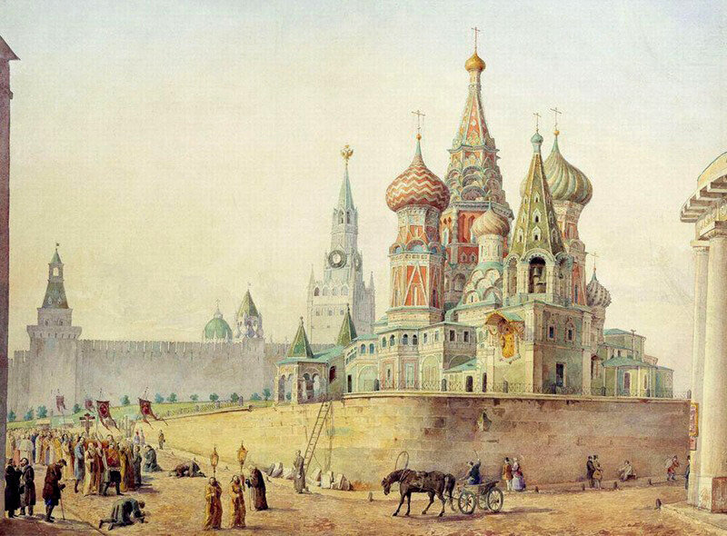 Рабус Карл Иванович. Храм Василия Блаженного
