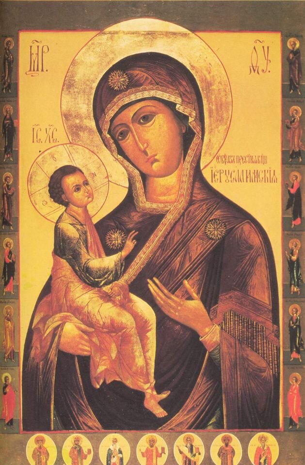 Икона написана Святым Лукой в 48 г. н.э.