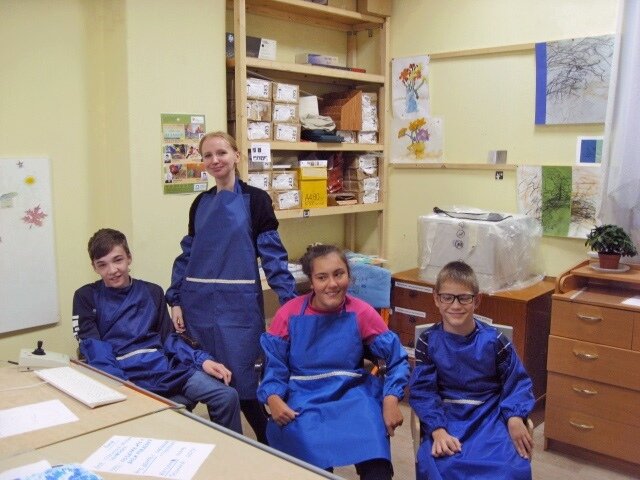 В мастерской. Фото предоставлено пресс-службой образовательного учреждения «Странник»