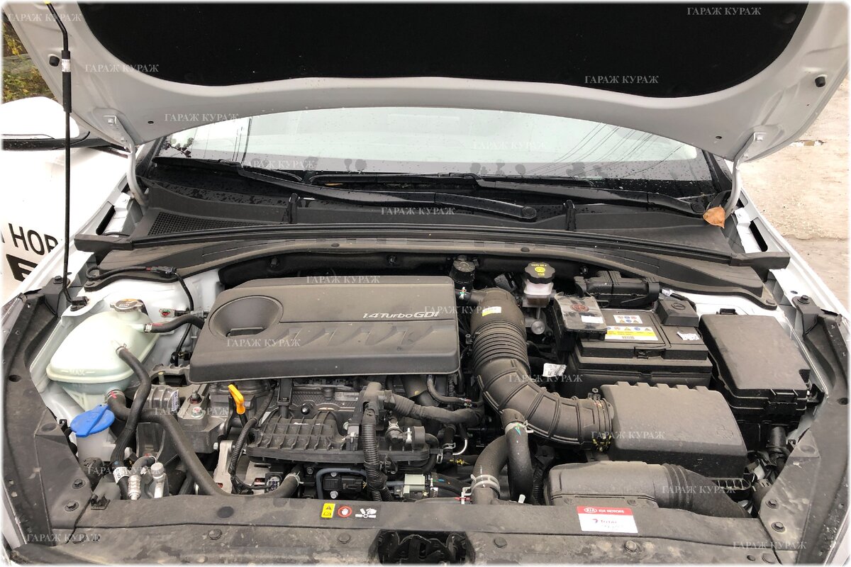 Под капотом Kia Ceed 1.4 140 л.с., 7DCT.