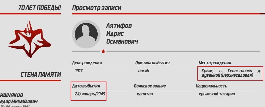 Электронная книга памяти Республики Крым