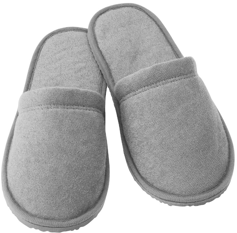 ТОШЁН Домашние тапочки, серый, L/XL