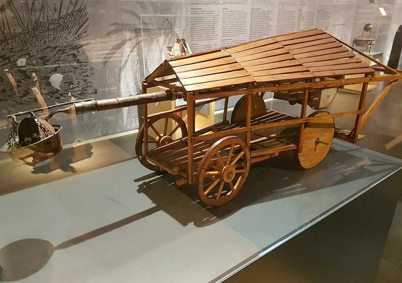 Такой огнемет, вероятно, использовался при осаде Делия.