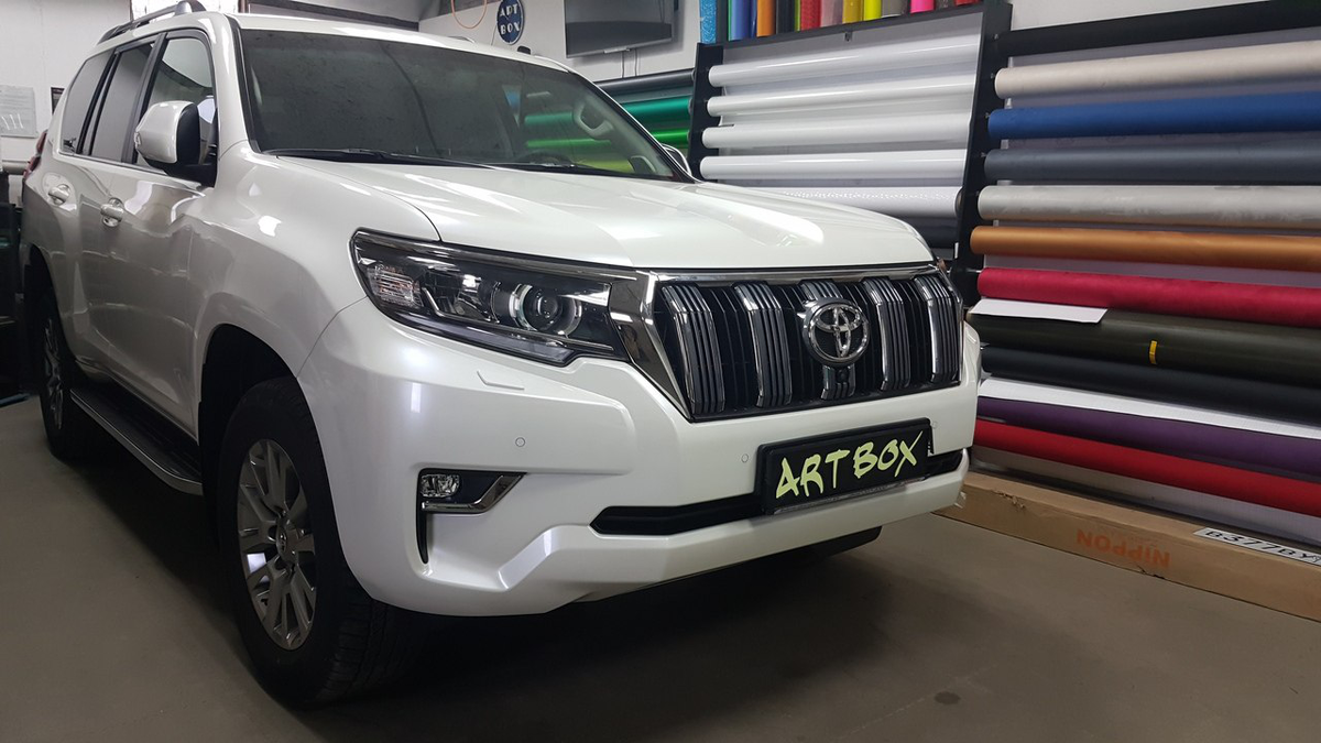 Свеженький крузак у меня на защите передка