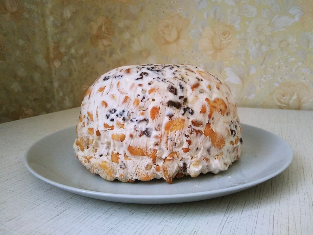 Торт из печенек рыбки