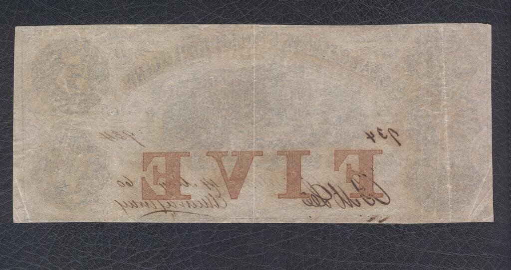 США. Южная Каролина. 5 долларов 1860 г. Оригинал. Состояние! Источник фото: auction.ru