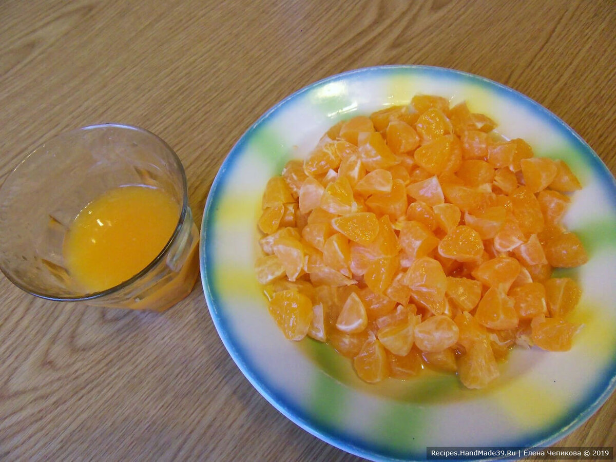 Мандарины для варенья - сохраняем сок