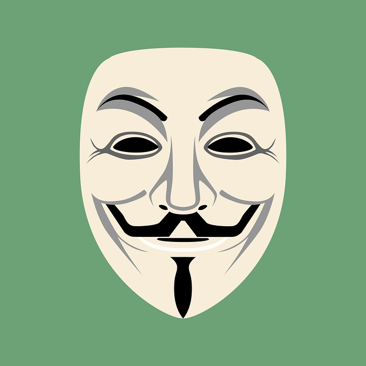 Маска анонимуса. Источник: pixabay.com