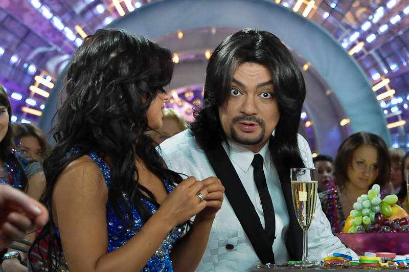 Съемки проекта "Голубой огонек".