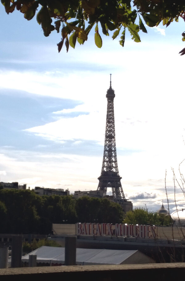 Вид на Эйфелеву башню, Париж