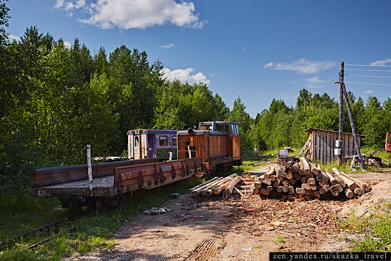 Депо узкоколейной дороги