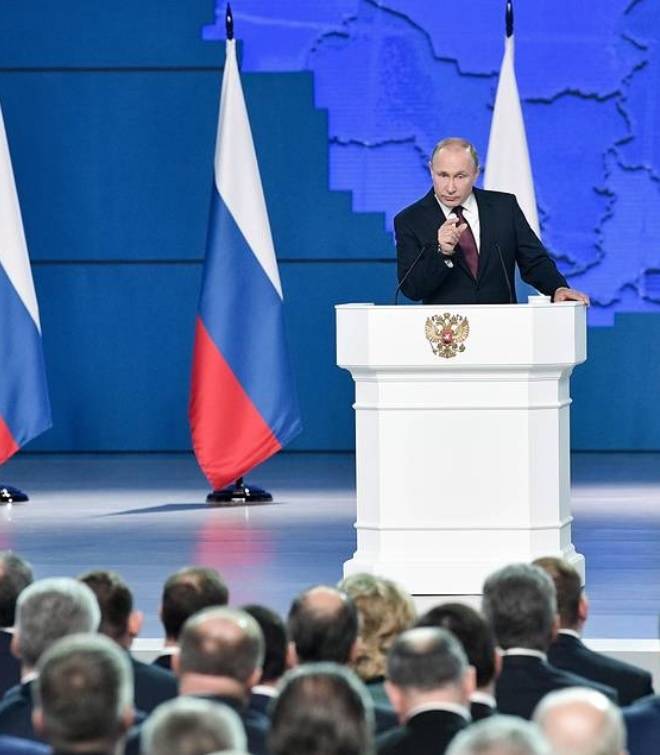 Послание Президента Федеральному собранию. Фото из открытых источников.