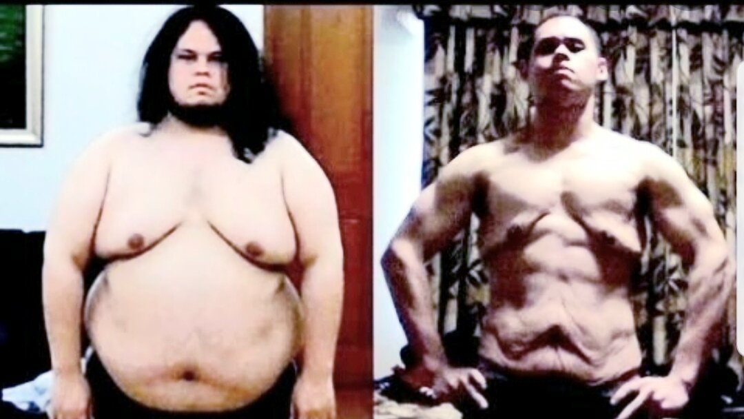 Фотка до и после -70 кг 