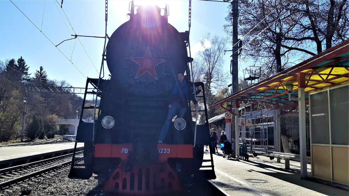 ретропоезд на котором мы путешествовали