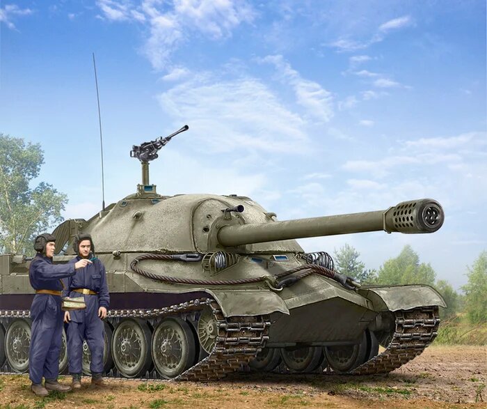   ИС-7 рождался в странное, по-своему сложное для советской танковой промышленности время.-2