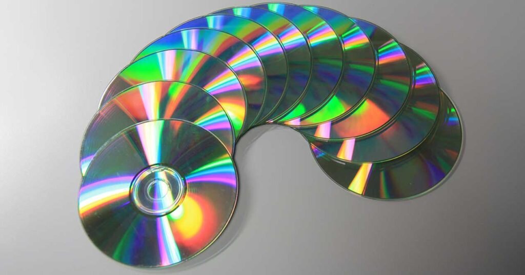 Мозаика из компакт-дисков