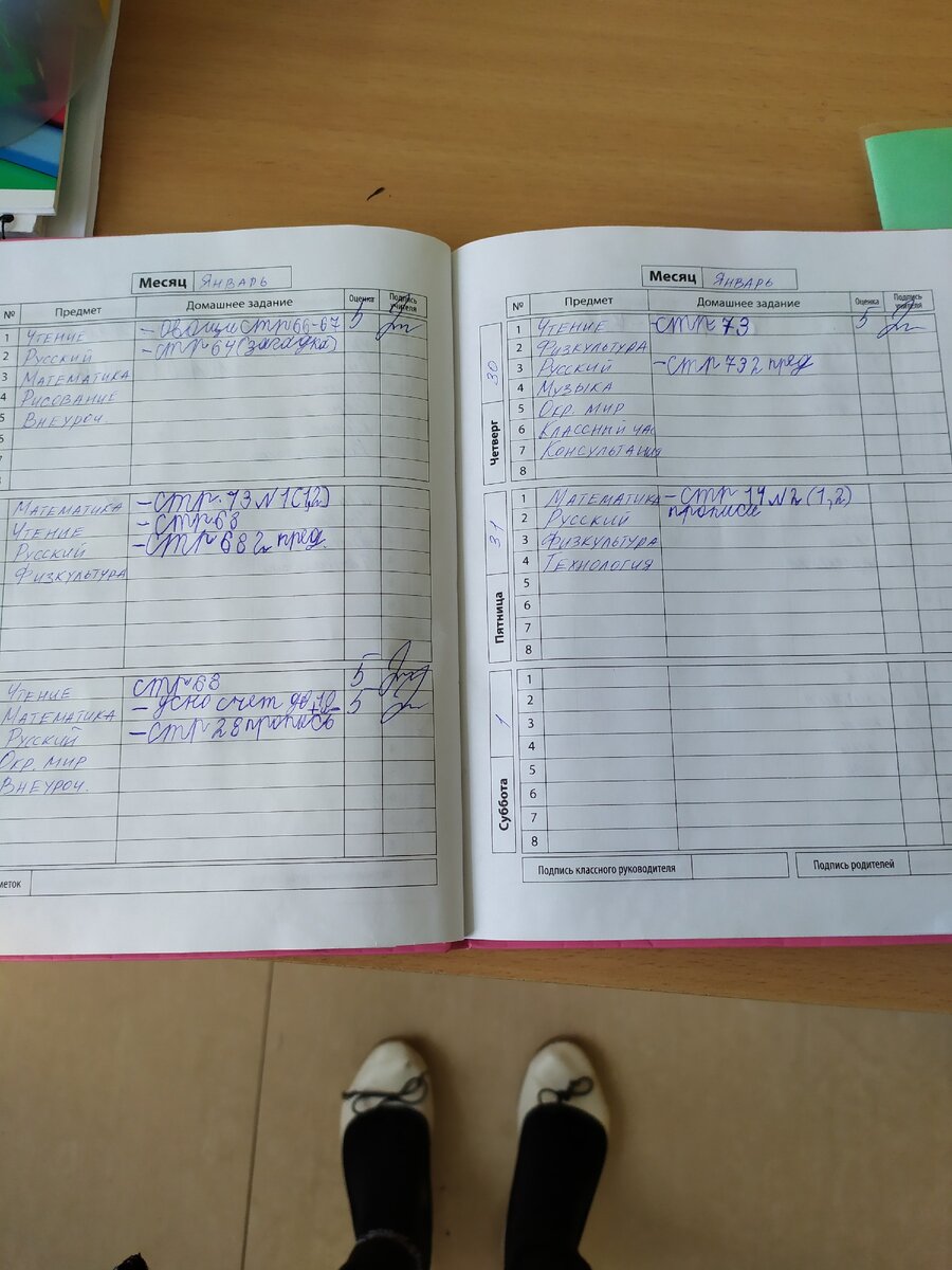 У нас в первом классе оценок нет, но учитель ставит пятерки, если ученик заслуживает.