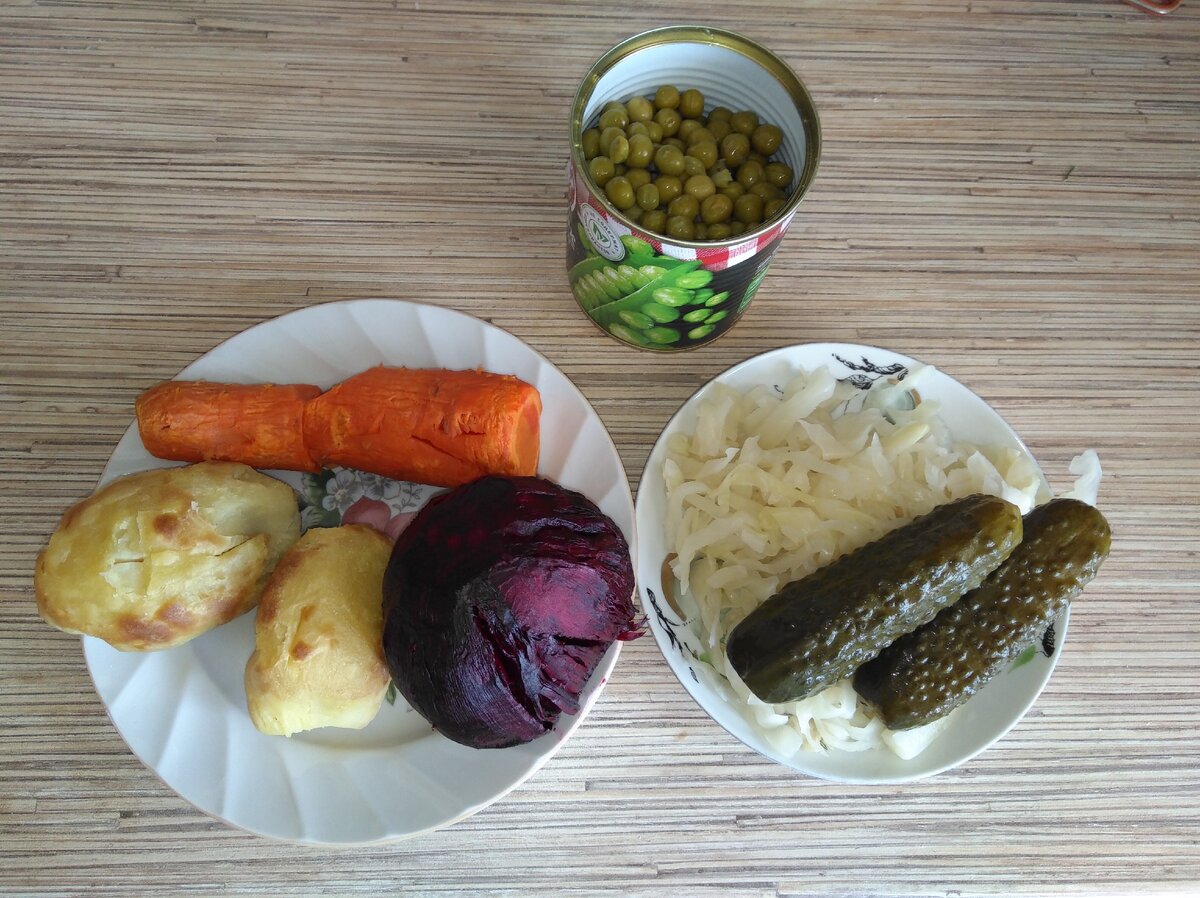 Продукты для винегрета