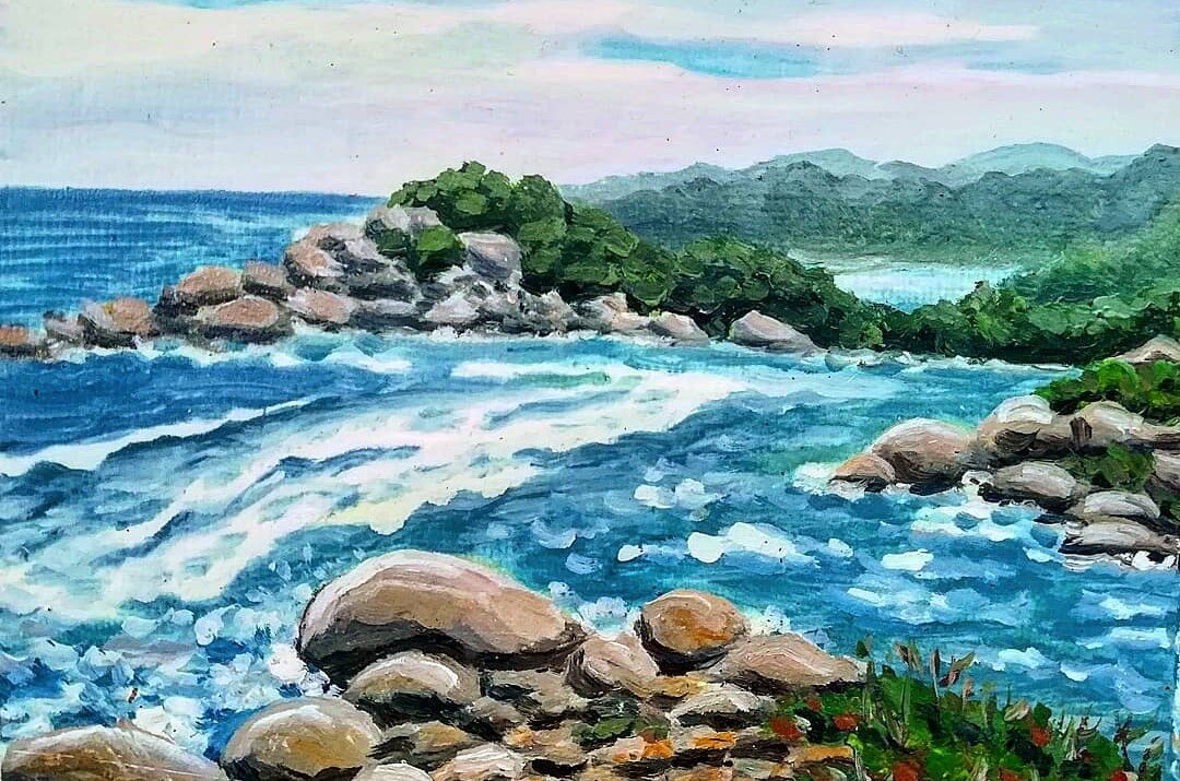 Карибское море и парк Тайрона в джунглях, Колумбия