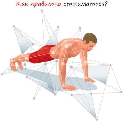 Приветствую, мои уважаемые качата! Буквально на днях я столкнулся в тренажерном зале с тем, что многие, даже “долгоходящие” туда обитатели, не знают как правильно отжиматься. Я смотрел-смотрел на это безобразие и подумал, что возможно они не так уж и одиноки в своих ошибках. Результатом моего созерцательного процесса и стало написание этой статьи "Как правильно отжиматься". Итак, сегодня мы поговорим об ошибках в отжиманиях, правильной технике их исполнения, вариантах или, правильней сказать, видах, ну и конечно же рассмотрим некоторые практические фишки, которые на раз-два помогут Вам осилить это силовое упражнение.
