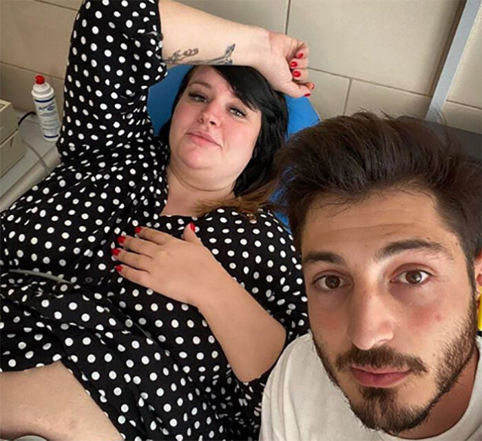 Саша Черно с супругом