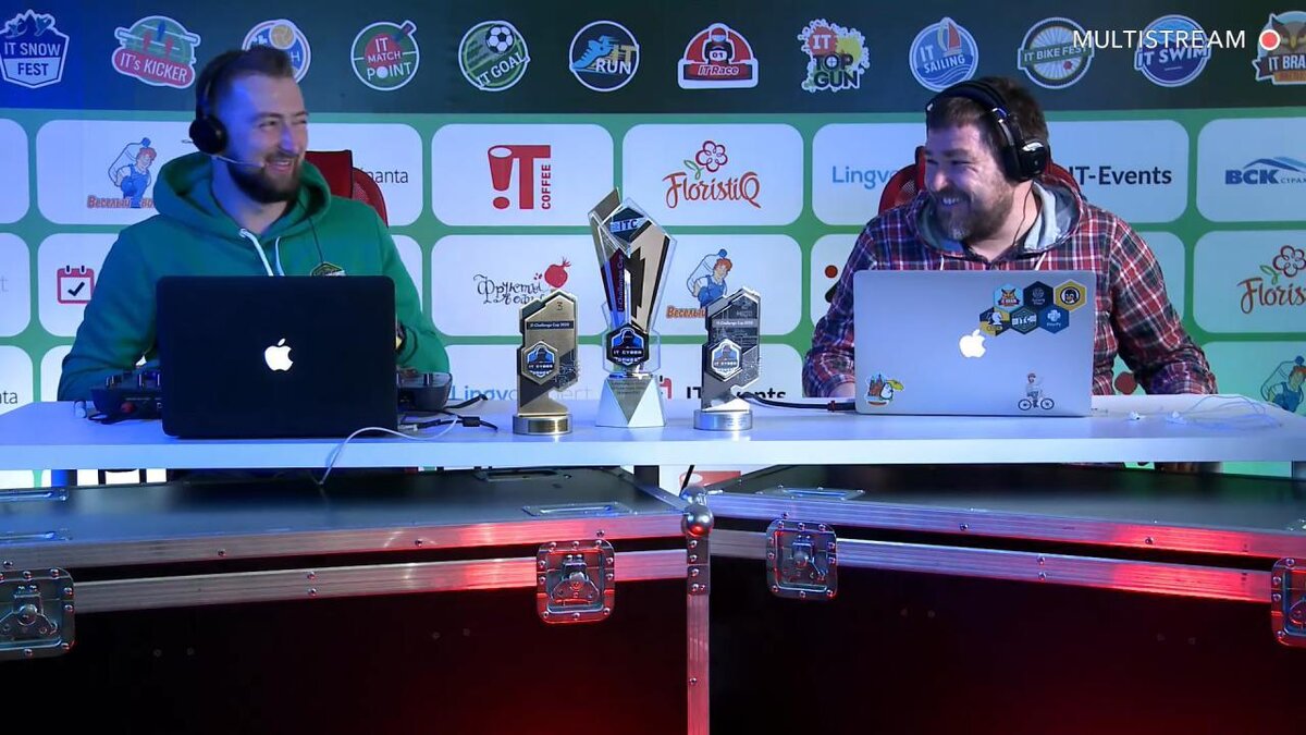 Cкриншот с мультистрима кибертурнира IT Cyber Games 2020