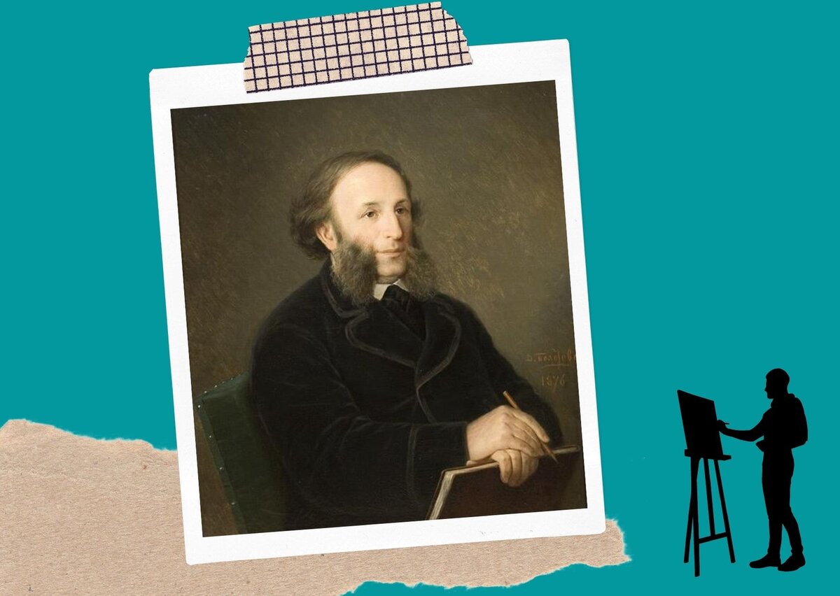 Художник Д.М. Болотов Портрет И.К. Айвазовского