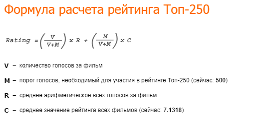 для Аниме, думаю, эта же формула