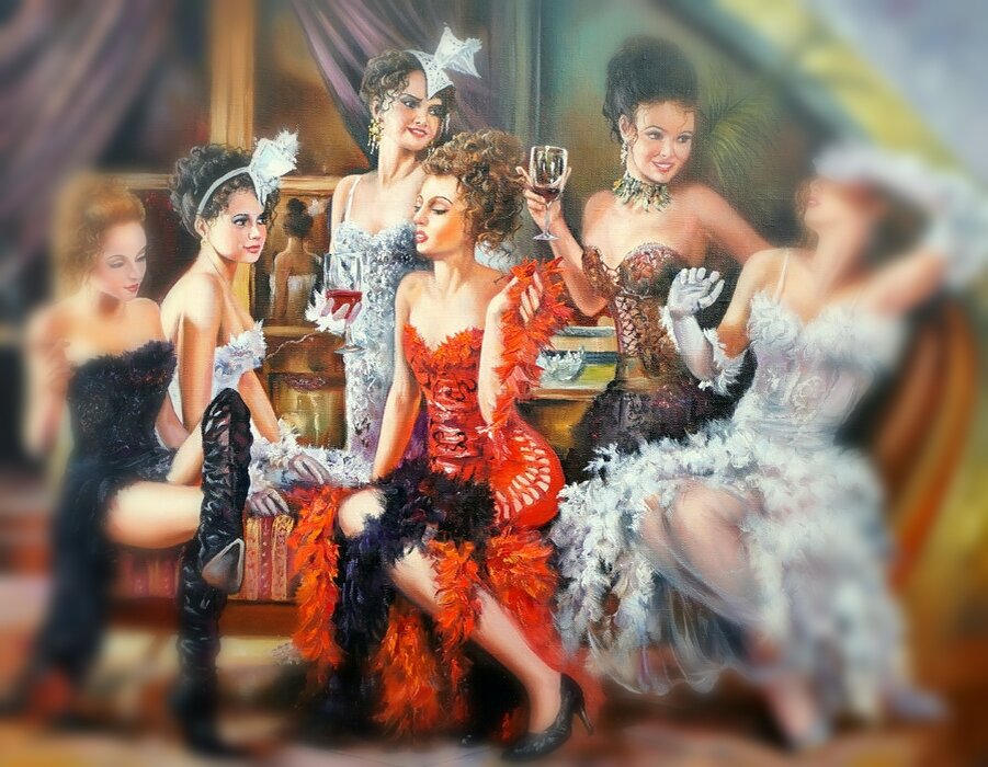 Прекрасная картина Виталия Жука, в моей обработке.