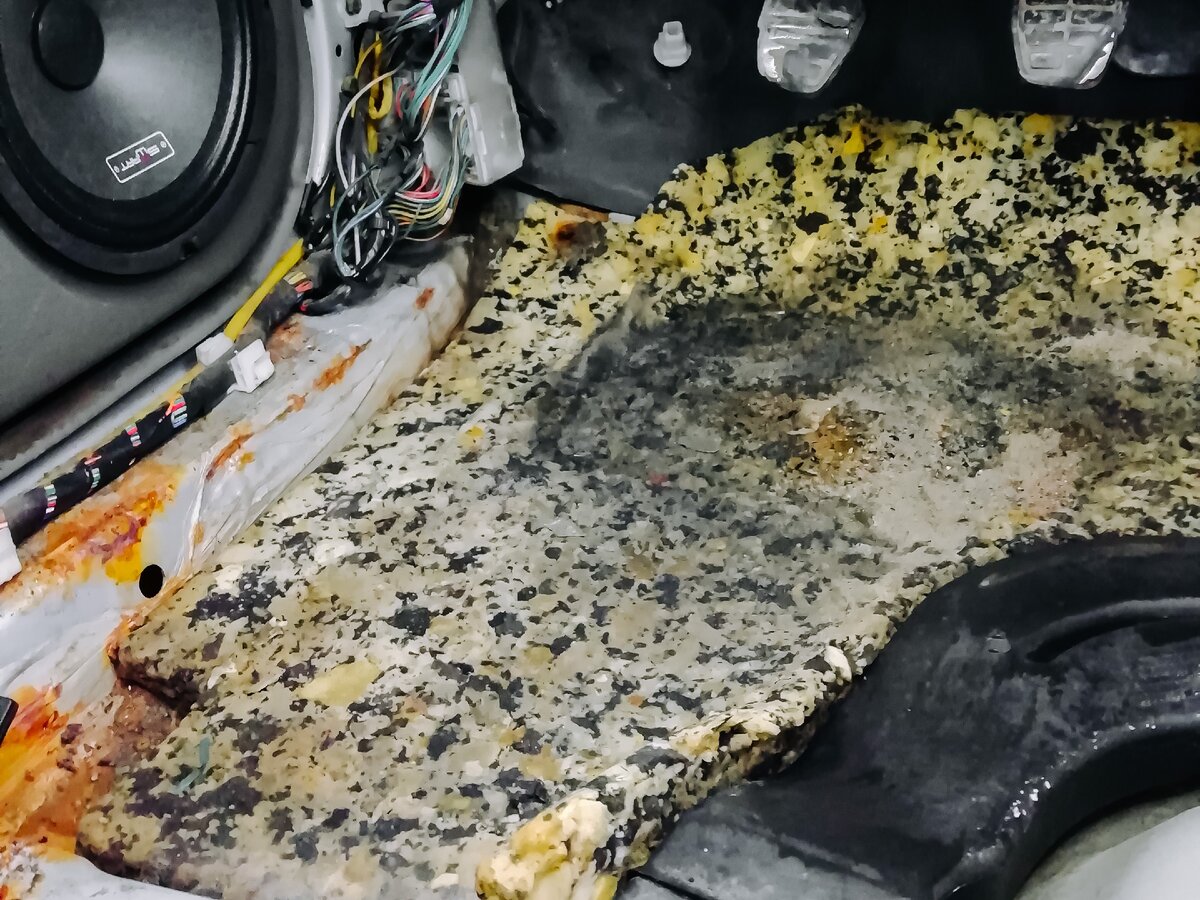 Ржавчина, казалось, была повсюду: короб порога, сами полы и любой выступающий элемент, содержащий хотя бы грамм металла