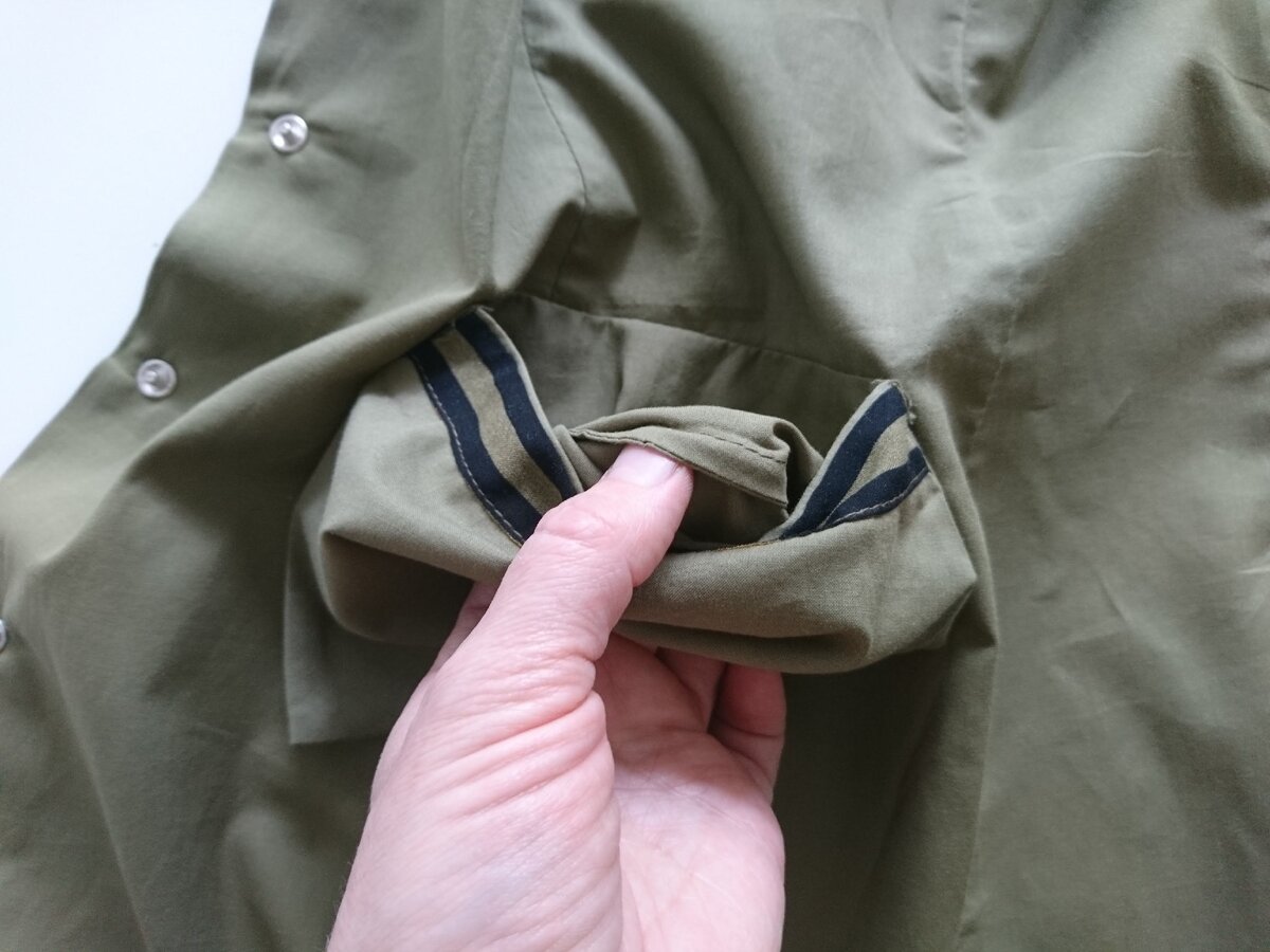 Швы закрыты, чтобы не махрилось